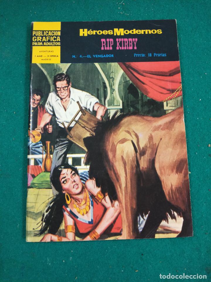 Tebeos: HEROES MODERNOS N&ordm; 4 RIP KIRBY. EDITORIAL DOLAR. - Foto 1