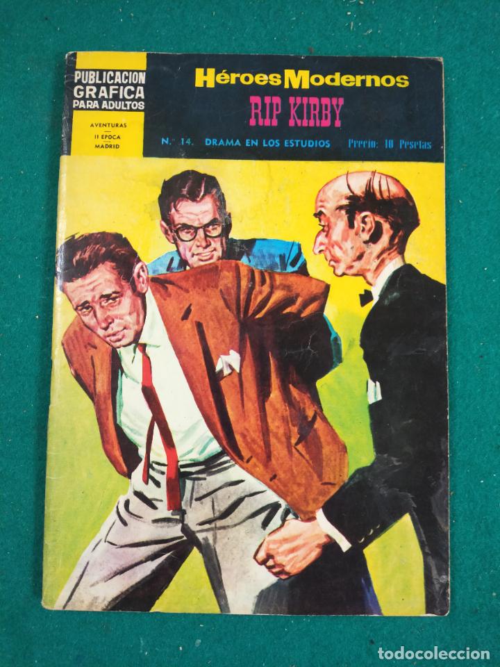 Tebeos: HEROES MODERNOS N&ordm; 14 RIP KIRBY. EDITORIAL DOLAR. - Foto 1