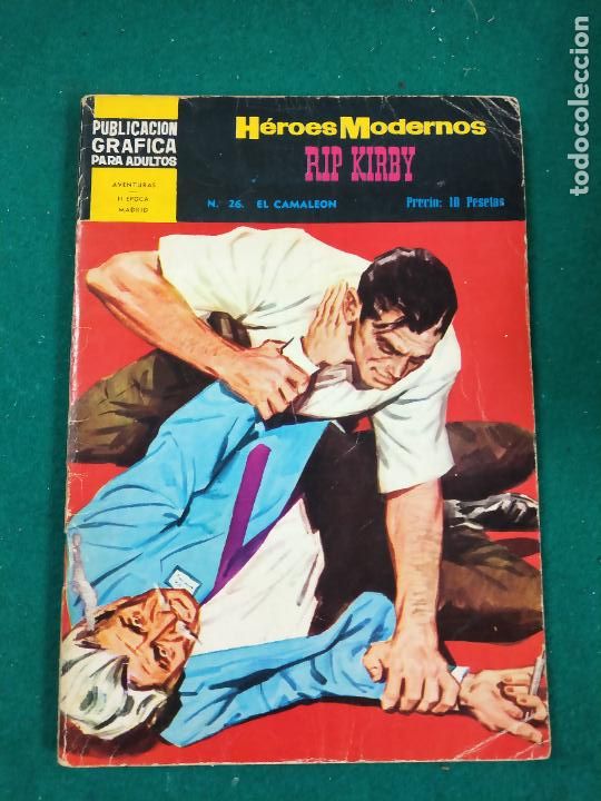 Tebeos: HEROES MODERNOS N&ordm; 26 RIP KIRBY. EDITORIAL DOLAR. - Foto 1