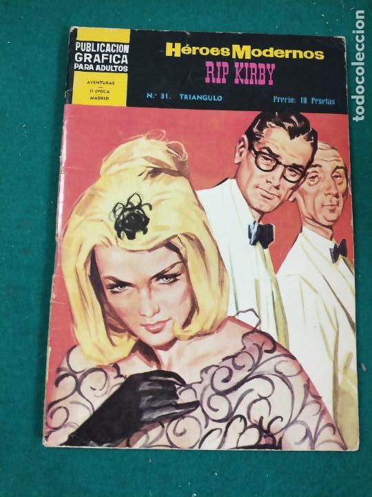 Tebeos: HEROES MODERNOS N&ordm; 31 RIP KIRBY. EDITORIAL DOLAR. - Foto 1