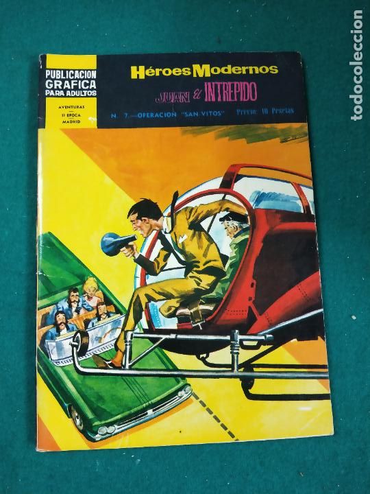 Tebeos: HEROES MODERNOS N&ordm; 7 JUAN EL INTREPIDO. EDITORIAL DOLAR. - Foto 1