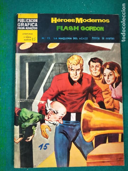 Tebeos: HEROES MODERNOS N&ordm; 15 FLASH GORDON. EDITORIAL DOLAR. - Foto 1