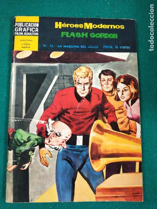 Tebeos: HEROES MODERNOS N&ordm; 15 FLASH GORDON. EDITORIAL DOLAR. - Foto 1