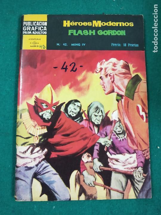 Tebeos: HEROES MODERNOS N&ordm; 42 FLASH GORDON. EDITORIAL DOLAR. - Foto 1
