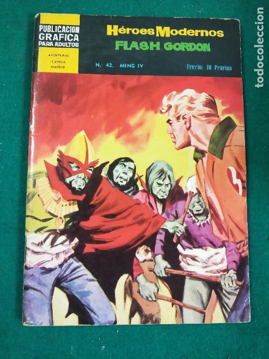 Tebeos: HEROES MODERNOS N&ordm; 42 FLASH GORDON. EDITORIAL DOLAR. - Foto 1