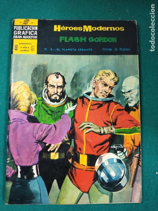 Tebeos: HEROES MODERNOS N&ordm; 8 FLASH GORDON. EDITORIAL DOLAR. - Foto 1