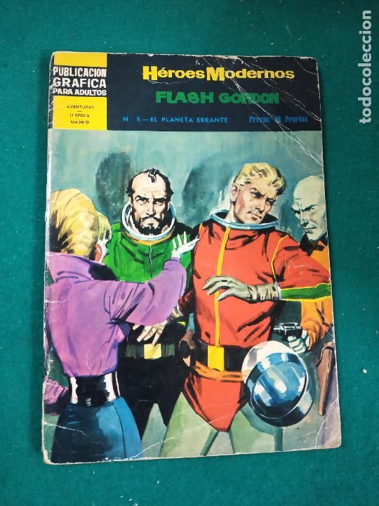 Tebeos: HEROES MODERNOS N&ordm; 8 FLASH GORDON. EDITORIAL DOLAR. - Foto 1