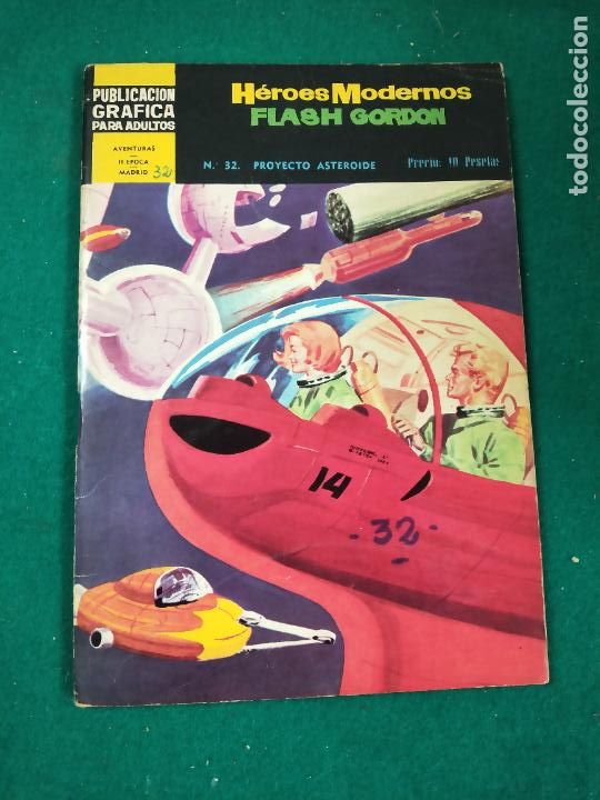 Tebeos: HEROES MODERNOS N&ordm; 32 FLASH GORDON. EDITORIAL DOLAR. - Foto 1
