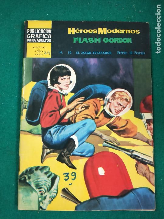 Tebeos: HEROES MODERNOS N&ordm; 39 FLASH GORDON. EDITORIAL DOLAR. - Foto 1