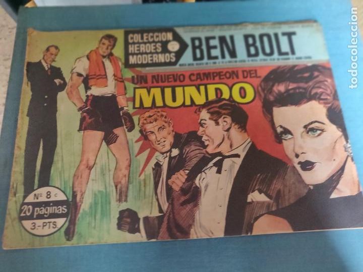 Tebeos: COLECCI&Oacute;N HEROES MODERNOS SERIE C BEN BOLT 8 - Foto 1