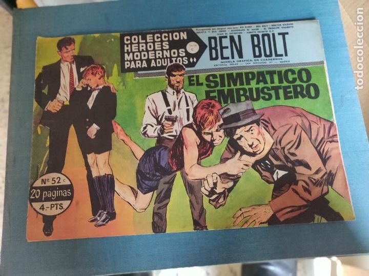 Tebeos: COLECCI&Oacute;N HEROES MODERNOS SERIE C BEN BOLT 52 - Foto 1