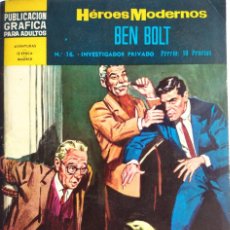 Tebeos: BEN BOLT. Nº 16. INVESTIGADOR PRIVADO. POR JOHN CULLEN MURPHY. SERIE HEROES MODERNOS. AÑO 1960. Lote 356268520