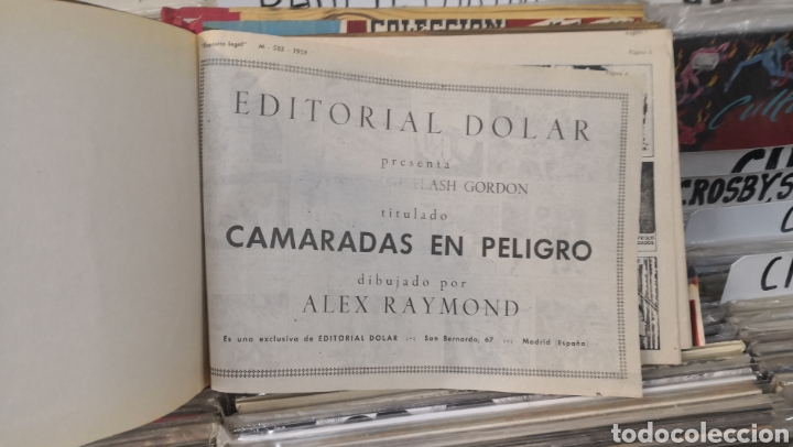Tebeos: 3 tomos colecci&oacute;n h&eacute;roes modernos, 1958 - Foto 4