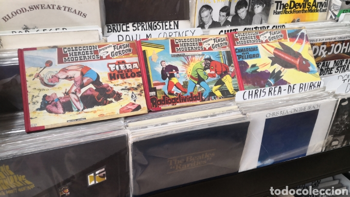 Tebeos: 3 tomos colecci&oacute;n h&eacute;roes modernos, 1958 - Foto 1
