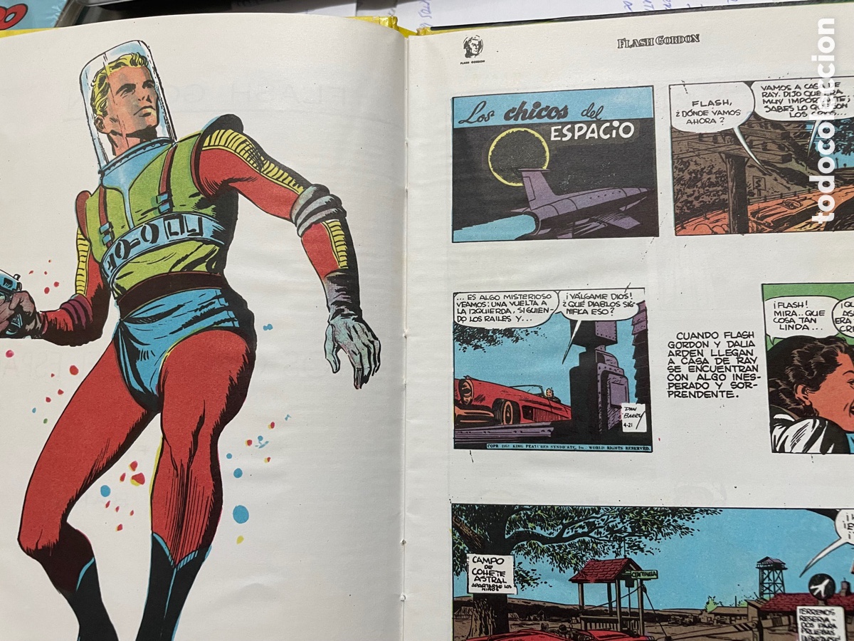 Tebeos: Flash Gordon Ed.D&oacute;lar Los Chicos Del Espacio Barry Dan - Foto 3