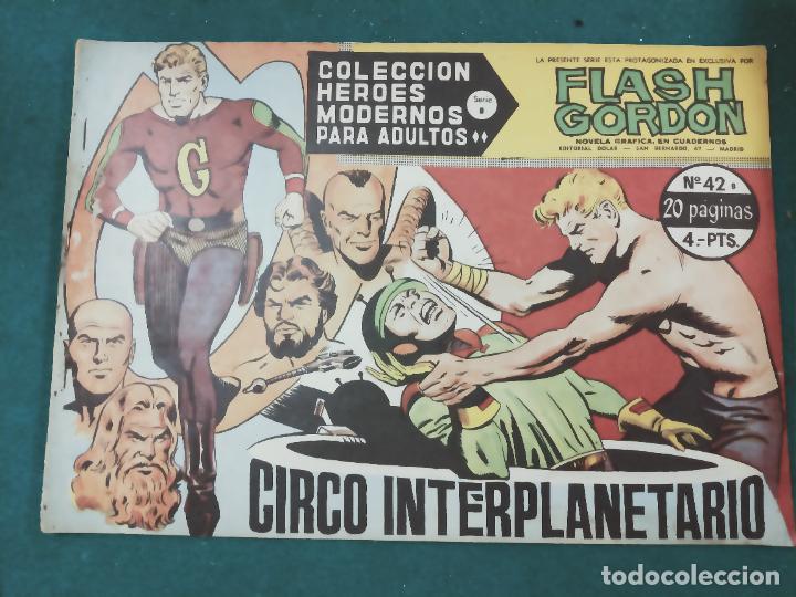 Tebeos: HEROES MODERNOS SERIE B FLASH GORDON N&ordm; 42. EDITORIAL DOLAR - Foto 1