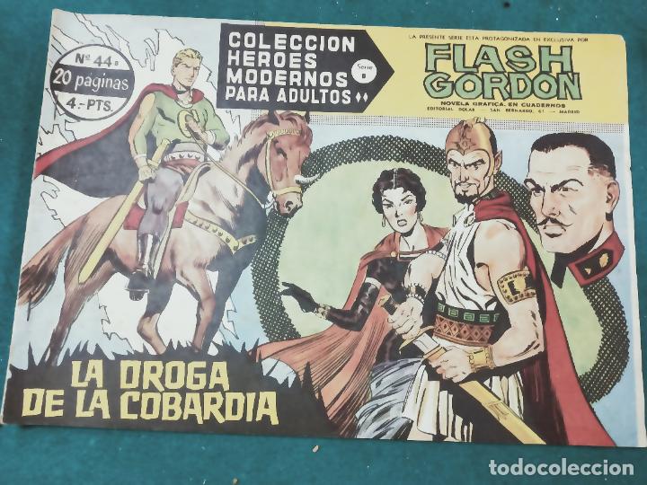 Tebeos: HEROES MODERNOS SERIE B FLASH GORDON N&ordm; 44. EDITORIAL DOLAR - Foto 1