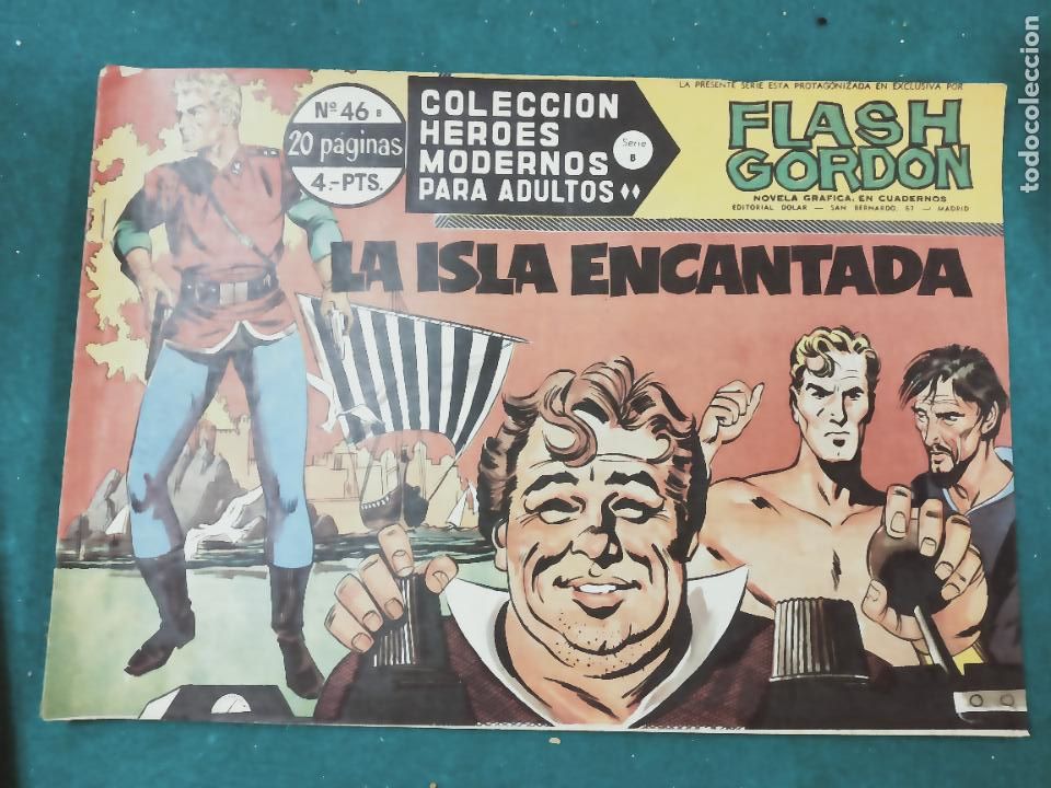Tebeos: HEROES MODERNOS SERIE B FLASH GORDON N&ordm; 46. EDITORIAL DOLAR - Foto 1