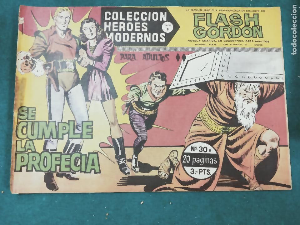 Tebeos: HEROES MODERNOS SERIE B FLASH GORDON N&ordm; 30 EDITORIAL DOLAR - Foto 1