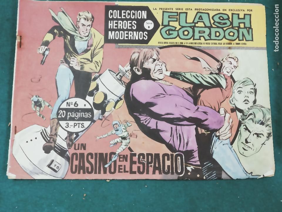 Tebeos: HEROES MODERNOS SERIE B FLASH GORDON N&ordm; 6 EDITORIAL DOLAR - Foto 1