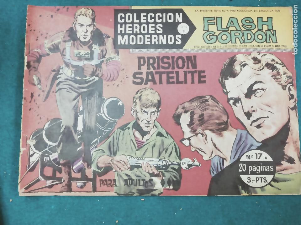 Tebeos: HEROES MODERNOS SERIE B FLASH GORDON N&ordm; 17. EDITORIAL DOLAR - Foto 1