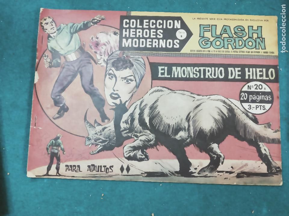 Tebeos: HEROES MODERNOS SERIE B FLASH GORDON N&ordm; 20. EDITORIAL DOLAR - Foto 1