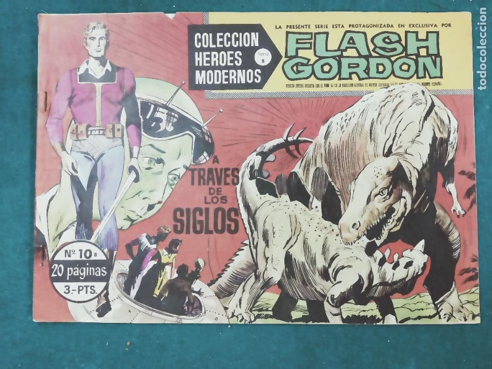 Tebeos: HEROES MODERNOS SERIE B FLASH GORDON N&ordm; 10. EDITORIAL DOLAR - Foto 1
