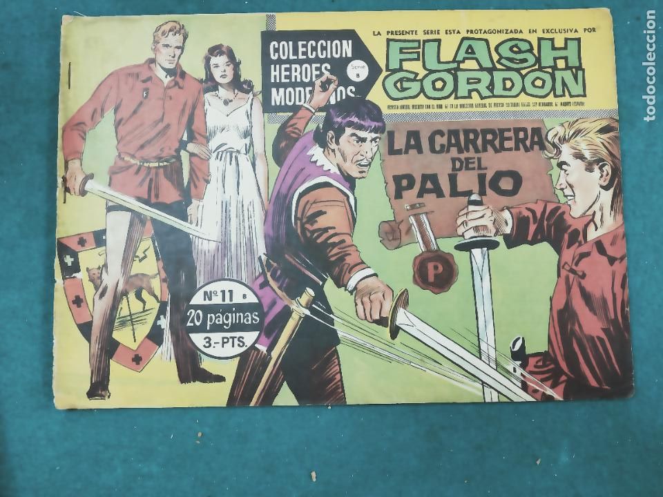 Tebeos: HEROES MODERNOS SERIE B FLASH GORDON N&ordm; 11. EDITORIAL DOLAR - Foto 1