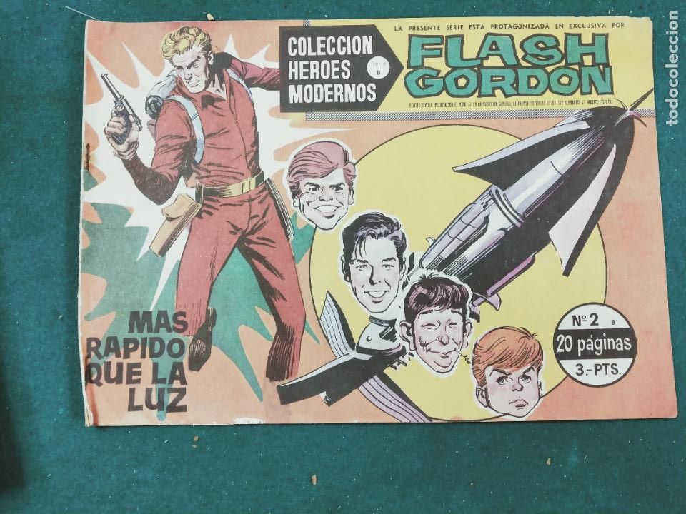 Tebeos: HEROES MODERNOS SERIE B FLASH GORDON N&ordm; 2. EDITORIAL DOLAR - Foto 1