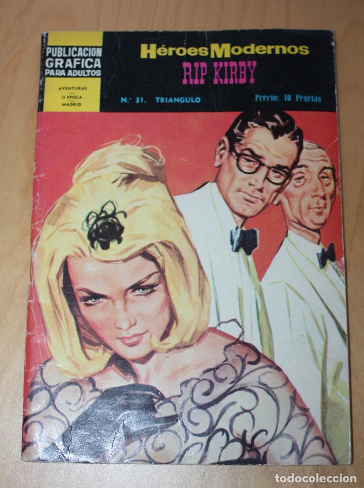 Tebeos: RIP KIRBY (Heroes Modernos II EPOCA) N&ordm; 31.- Triangulo .(Ediciones D&Oacute;LAR 1966) - Foto 1