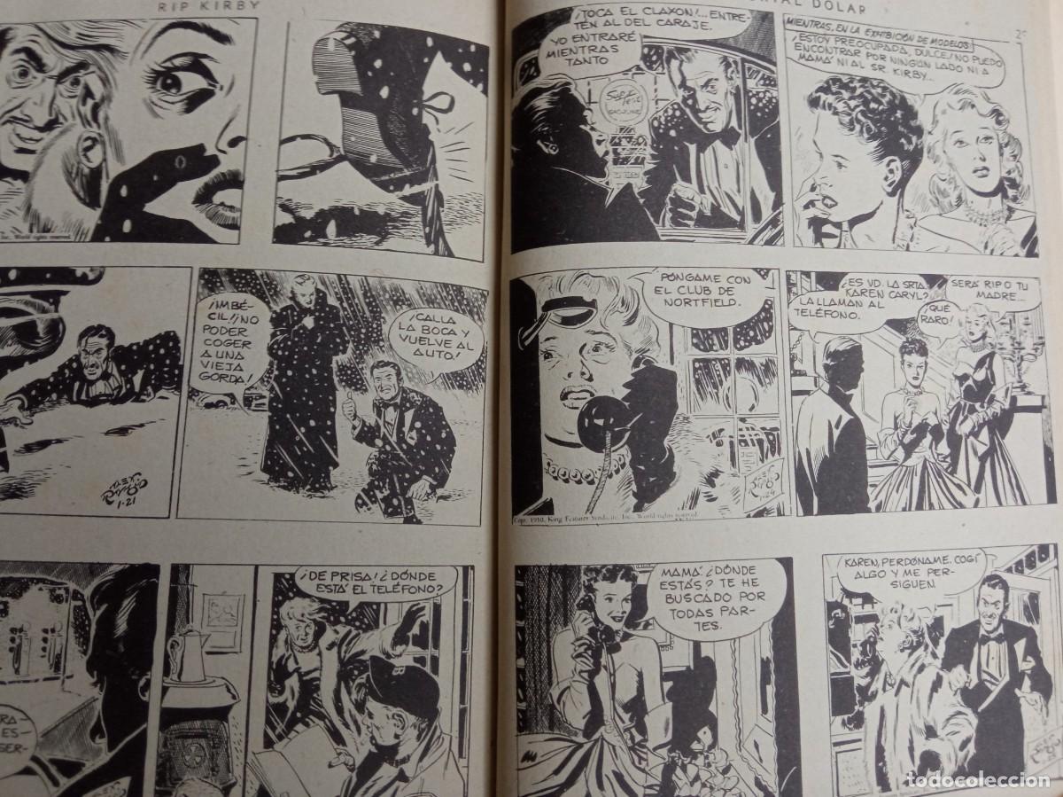 Tebeos: Lote cinco libros comic Rip Kirby. Serie Azul - Foto 4