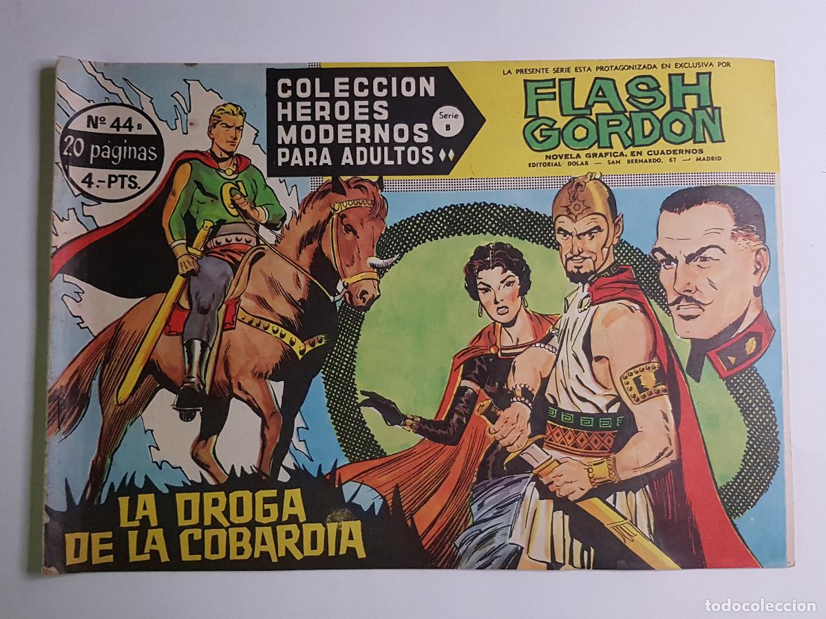Tebeos: DOLAR - COLECCION HEROES MODERNOS - FLASH GORDON - LA DROGA DE LA COBARDIA 44 - Foto 1