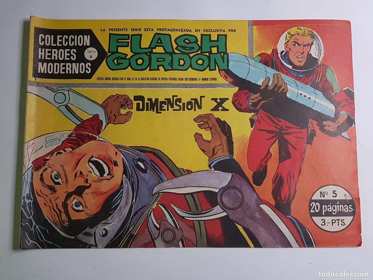 Tebeos: DOLAR - COLECCION HEROES MODERNOS - FLASH GORDON - DIMENSION X 5 - Foto 1
