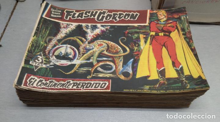 Tebeos: COLECCI&Oacute;N H&Eacute;ROES MODERNOS: FLASH GORDON / N&Uacute;MEROS 1 A 59 / D&Oacute;LAR 1958 - Foto 1