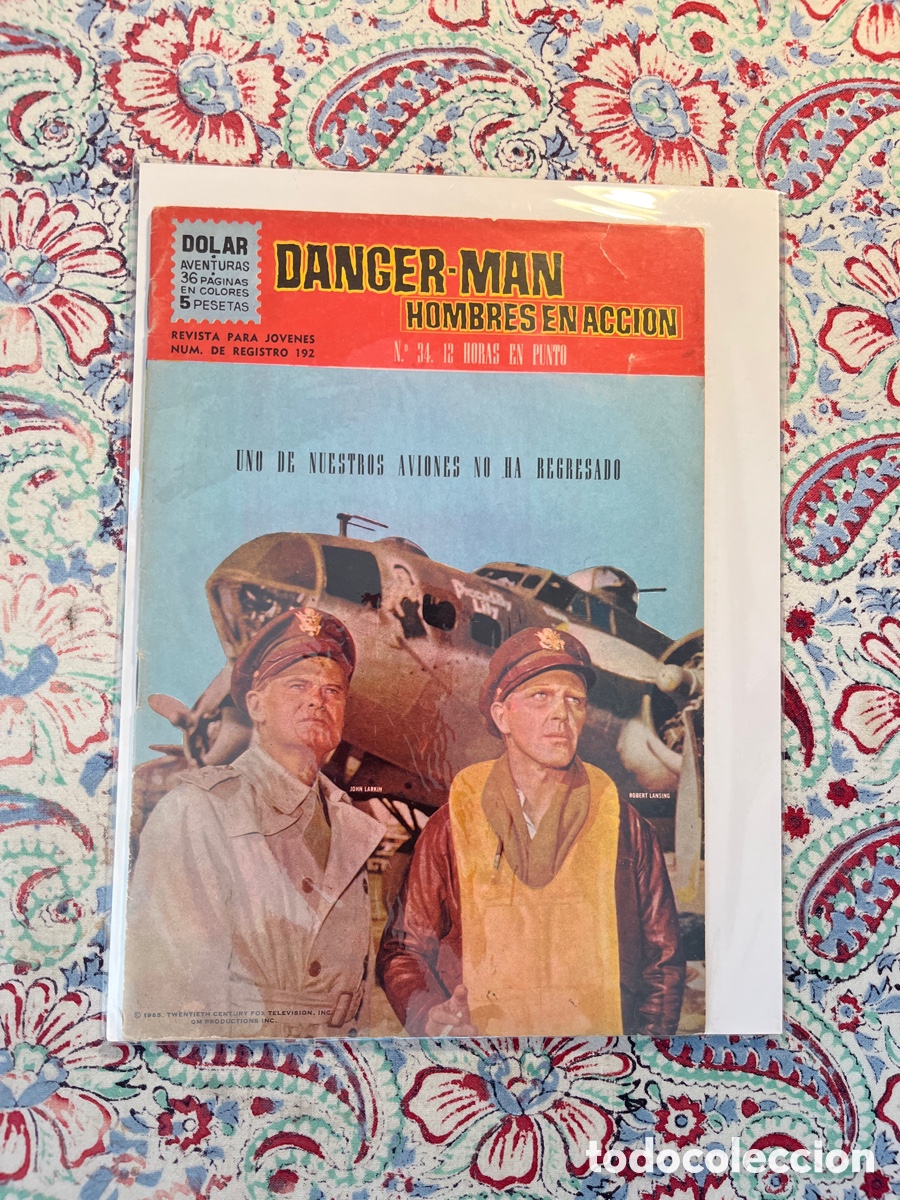 Tebeos: DANGER-MAN HOMBRES EN ACCI&Oacute;N, N&Uacute;MERO 34, (EDITORIAL D&Oacute;LAR) - Foto 1
