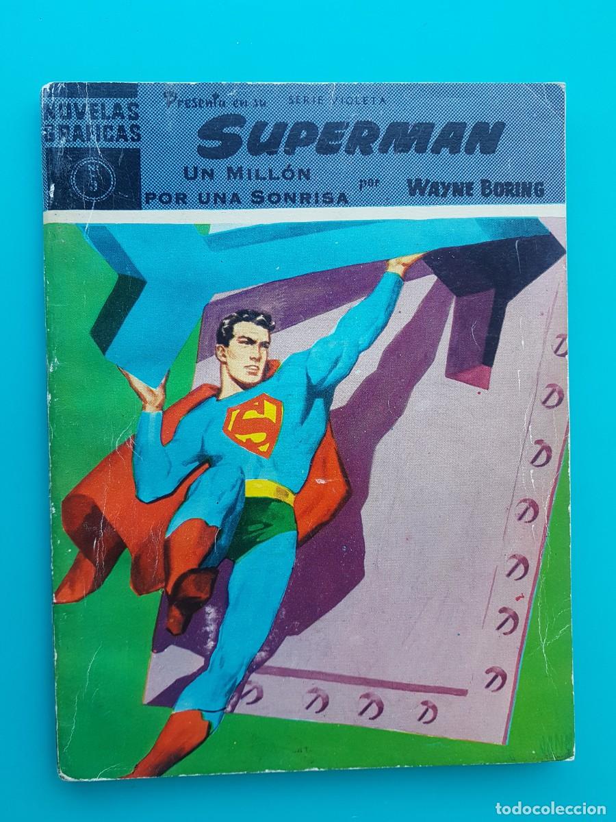 Tebeos: Superman, N&ordm; 5, Serie Violeta, Editorial Dolar. - Foto 1