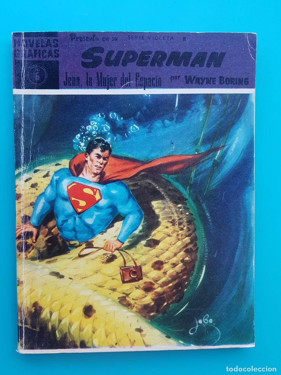 Tebeos: Superman, N&ordm; 6, Serie Violeta, Editorial Dolar. - Foto 1