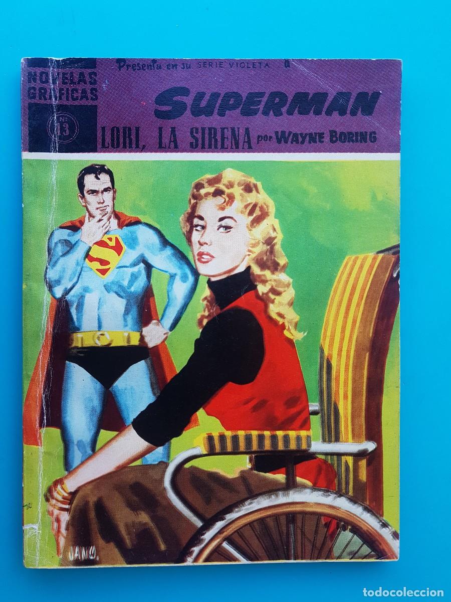 Tebeos: Superman, N&ordm; 13, Serie Violeta, Editorial Dolar. - Foto 1