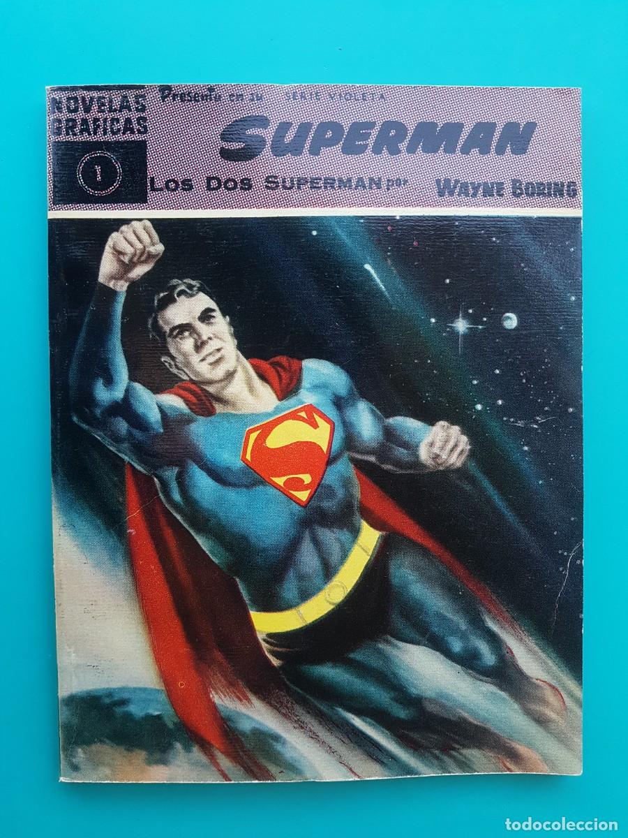 Tebeos: Superman, Colecci&oacute;n completa Serie Violeta, Editorial Dolar. !!!! PLANCHA !!!! - Foto 6