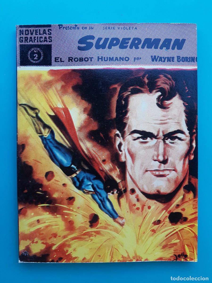 Tebeos: Superman, Colecci&oacute;n completa Serie Violeta, Editorial Dolar. !!!! PLANCHA !!!! - Foto 7