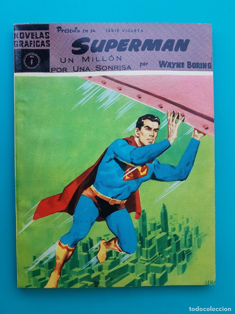 Tebeos: Superman, Colecci&oacute;n completa Serie Violeta, Editorial Dolar. !!!! PLANCHA !!!! - Foto 9