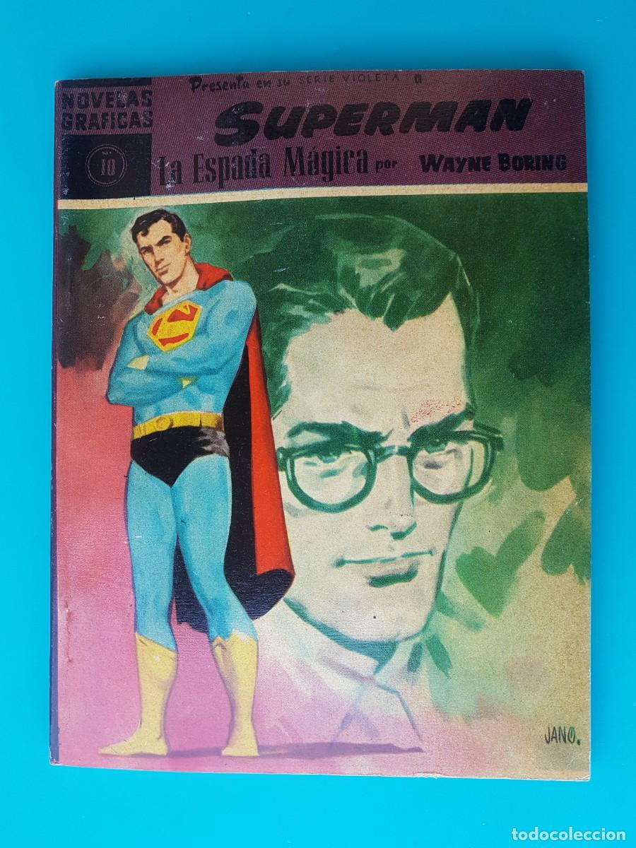 Tebeos: Superman, Colecci&oacute;n completa Serie Violeta, Editorial Dolar. !!!! PLANCHA !!!! - Foto 15