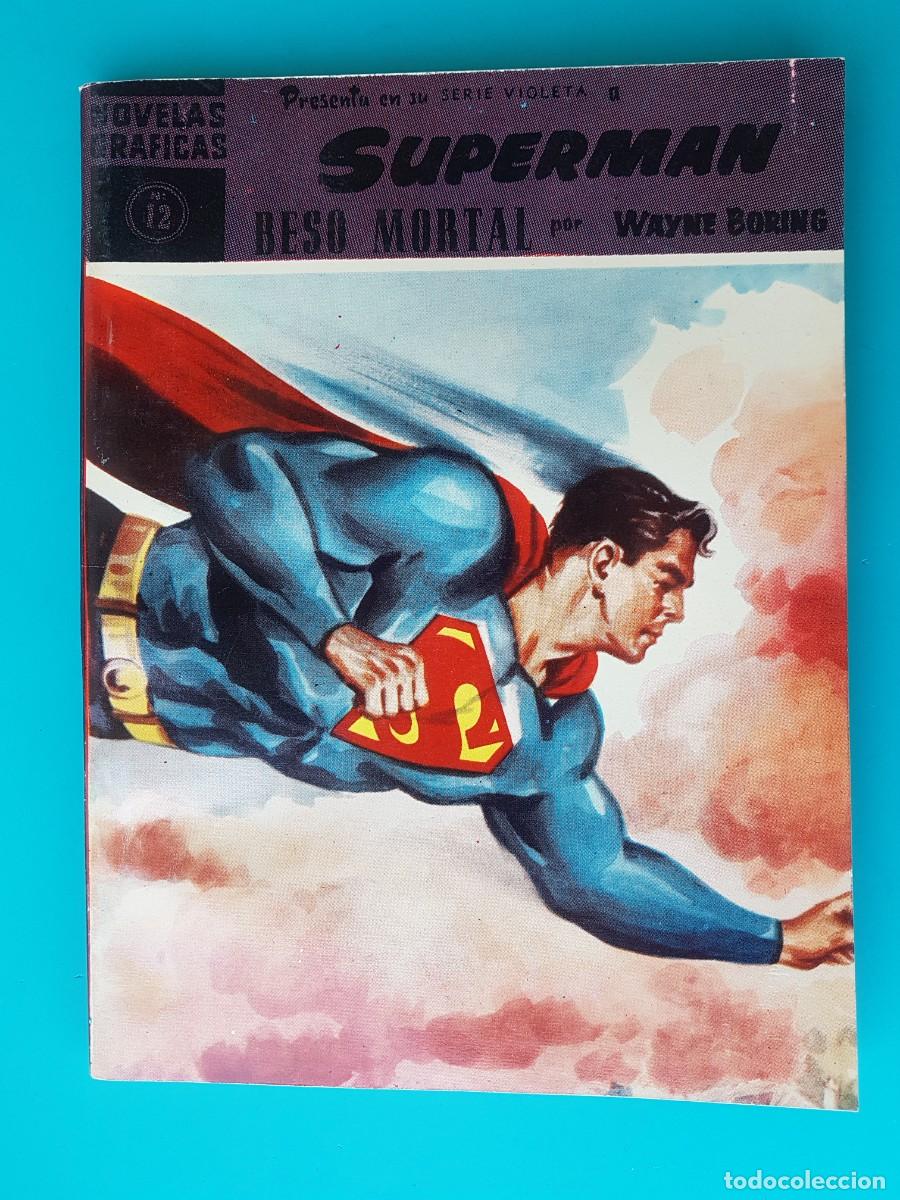Tebeos: Superman, Colecci&oacute;n completa Serie Violeta, Editorial Dolar. !!!! PLANCHA !!!! - Foto 17