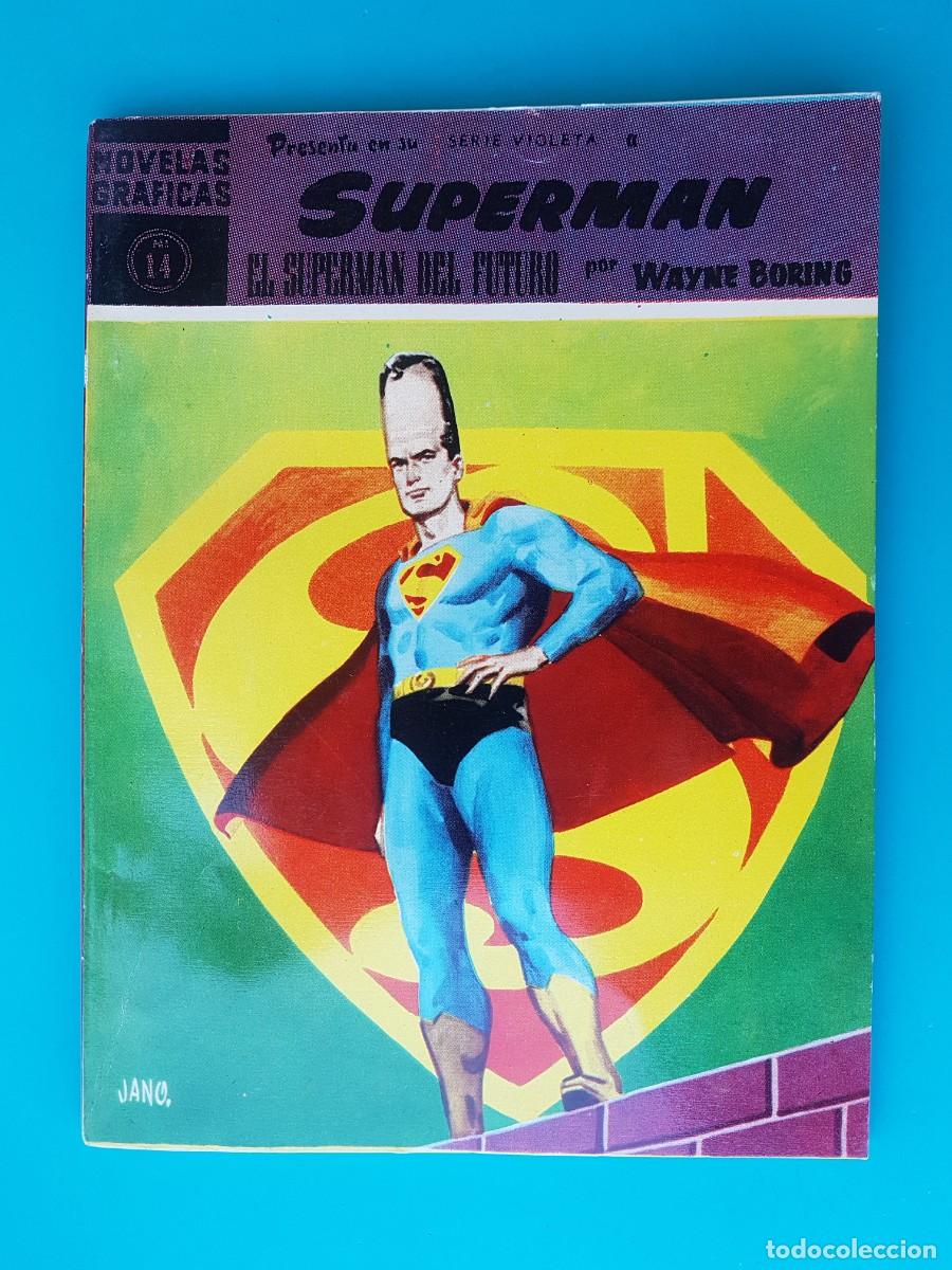 Tebeos: Superman, Colecci&oacute;n completa Serie Violeta, Editorial Dolar. !!!! PLANCHA !!!! - Foto 19