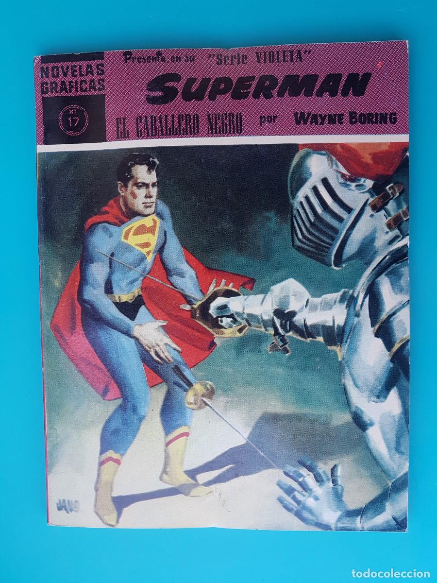 Tebeos: Superman, Colecci&oacute;n completa Serie Violeta, Editorial Dolar. !!!! PLANCHA !!!! - Foto 22
