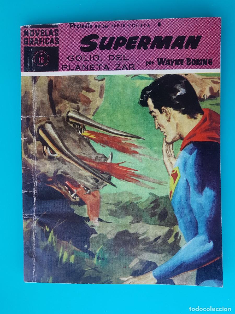Tebeos: Superman, Colecci&oacute;n completa Serie Violeta, Editorial Dolar. !!!! PLANCHA !!!! - Foto 23