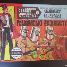 Tebeos: HEROES MODERNOS SERIE C (1964, DOLAR) 45 · 15-III-1965 · MANDRAKE EL MAGO