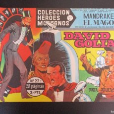Tebeos: HEROES MODERNOS SERIE C (1964, DOLAR) 22 · 5-X-1964 · MANDRAKE EL MAGO