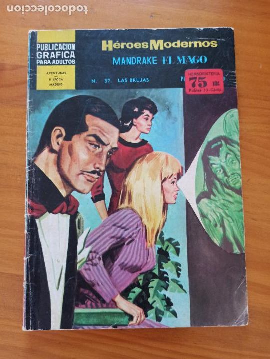 Tebeos: HEROES MODERNOS N&ordm; 37 - MANDRAKE EL MAGO - LAS BRUJAS - DOLAR (8A) - Foto 1