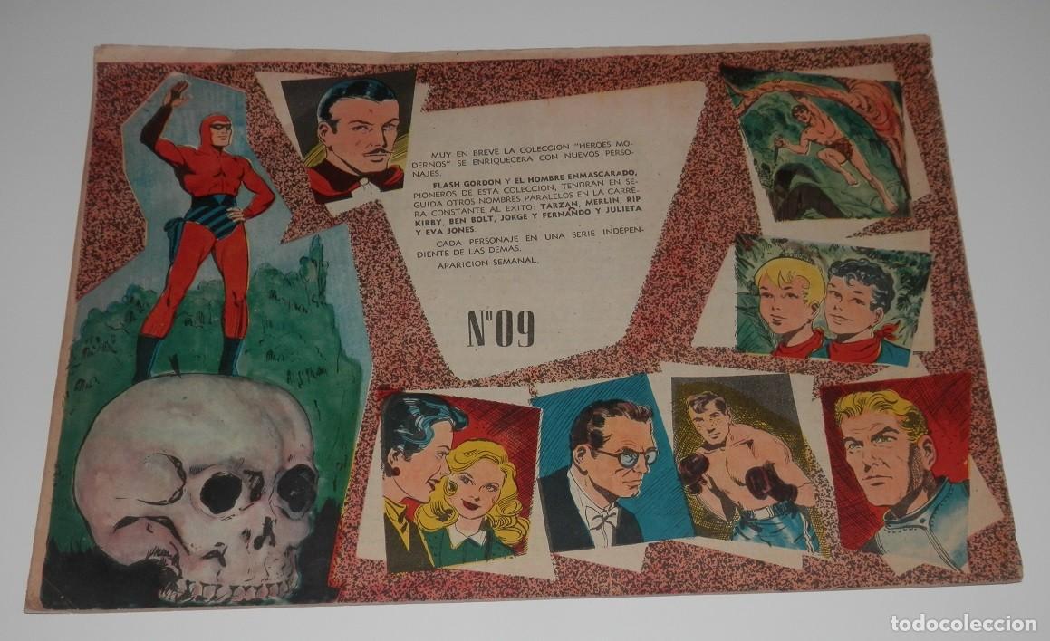 Tebeos: COLECCION HEROES MODERNOS - FLASH GORDON N&ordm; 09 - Foto 2